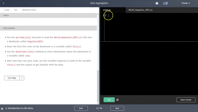 data-cleaning-live-coding data cleaning live coding