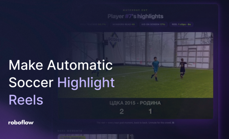 Auto-Cut Soccer Highlight Reels with Computer Vision