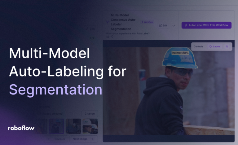 Multi-Model Segmentation Auto Labeling with Workflows