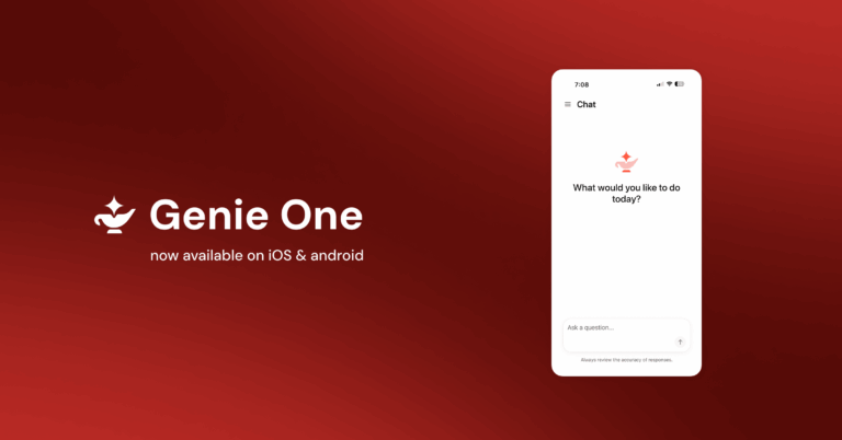 Take insights anywhere with Genie One on mobile