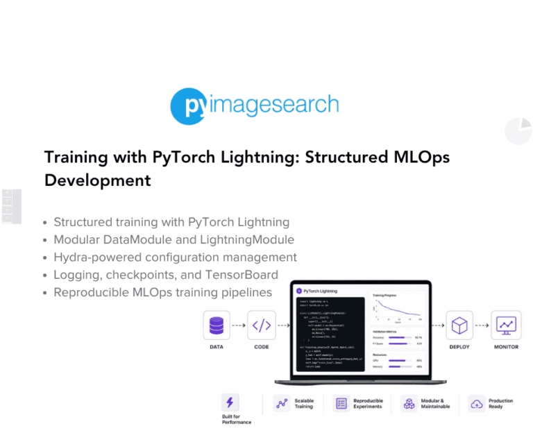 Training with PyTorch Lightning: Structured MLOps Development