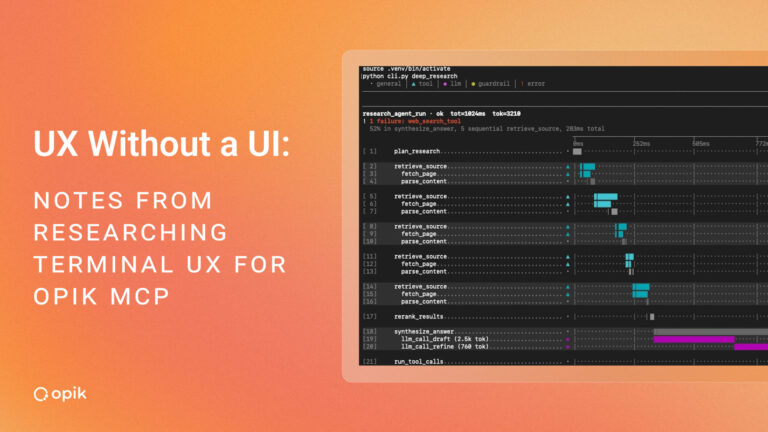 Building a Terminal UX for an Agent-First Product